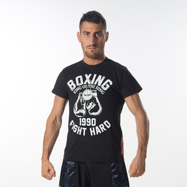 T Shirt Boxing Cotone Sap Fighting S R L